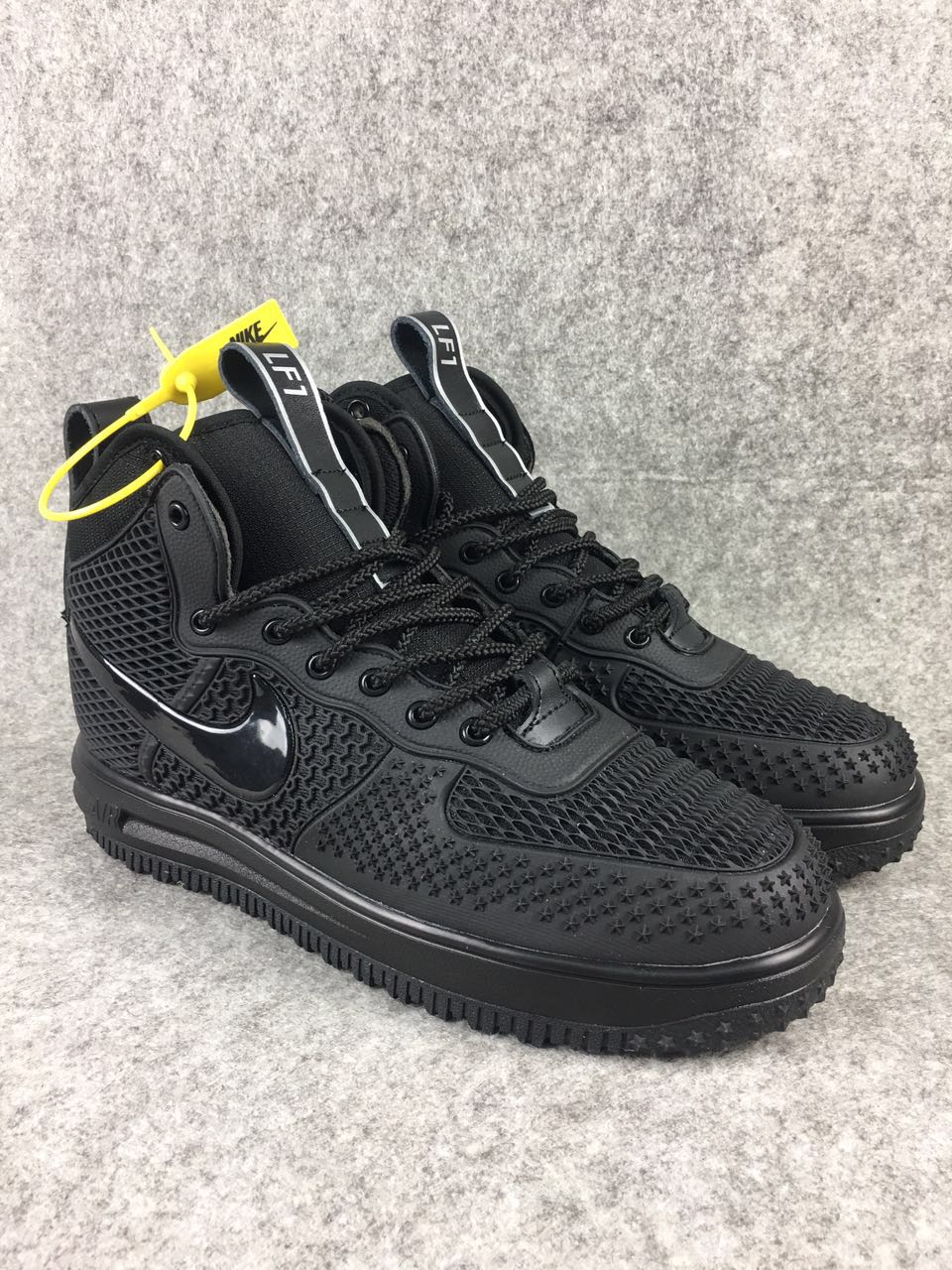 Nike Lunar Force 1 Nano All Black Shoes - Click Image to Close